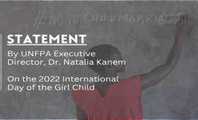Statement by UNFPA Executive Director on 2022 International Day of the Girl Child  