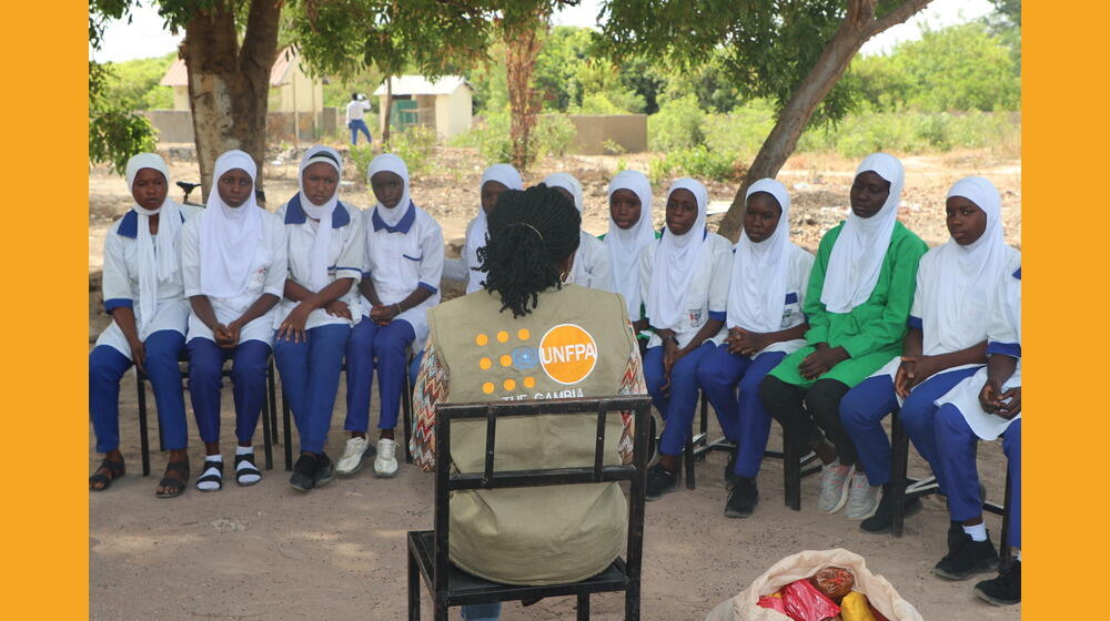 Engaging school girls in Sabi,URR on talks about menstrual health and hygiene