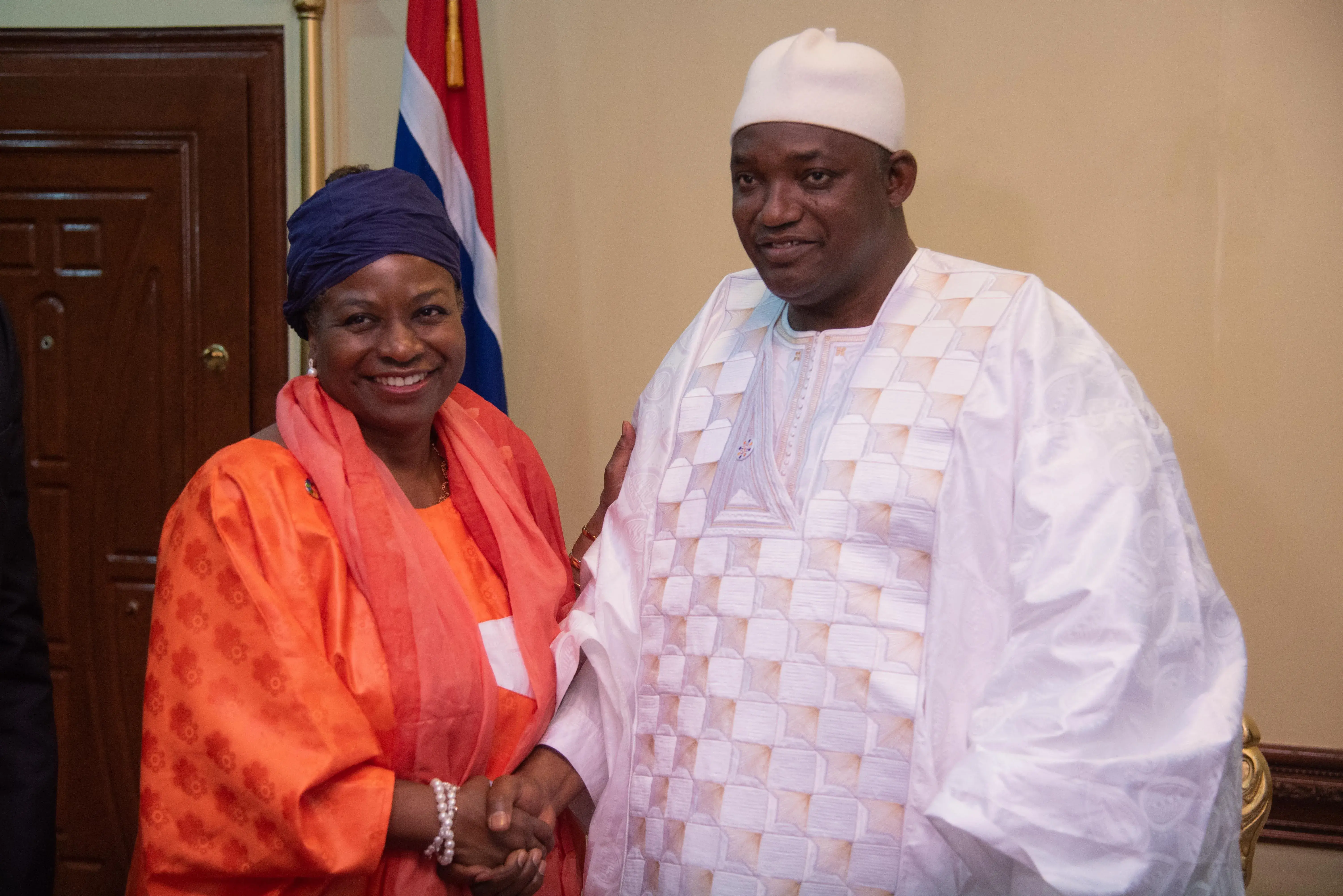 Gambian President H.E. Adama Barrow Receives UNFPA Executive Director Dr. Natalia Kanem on a Courtesy Visit