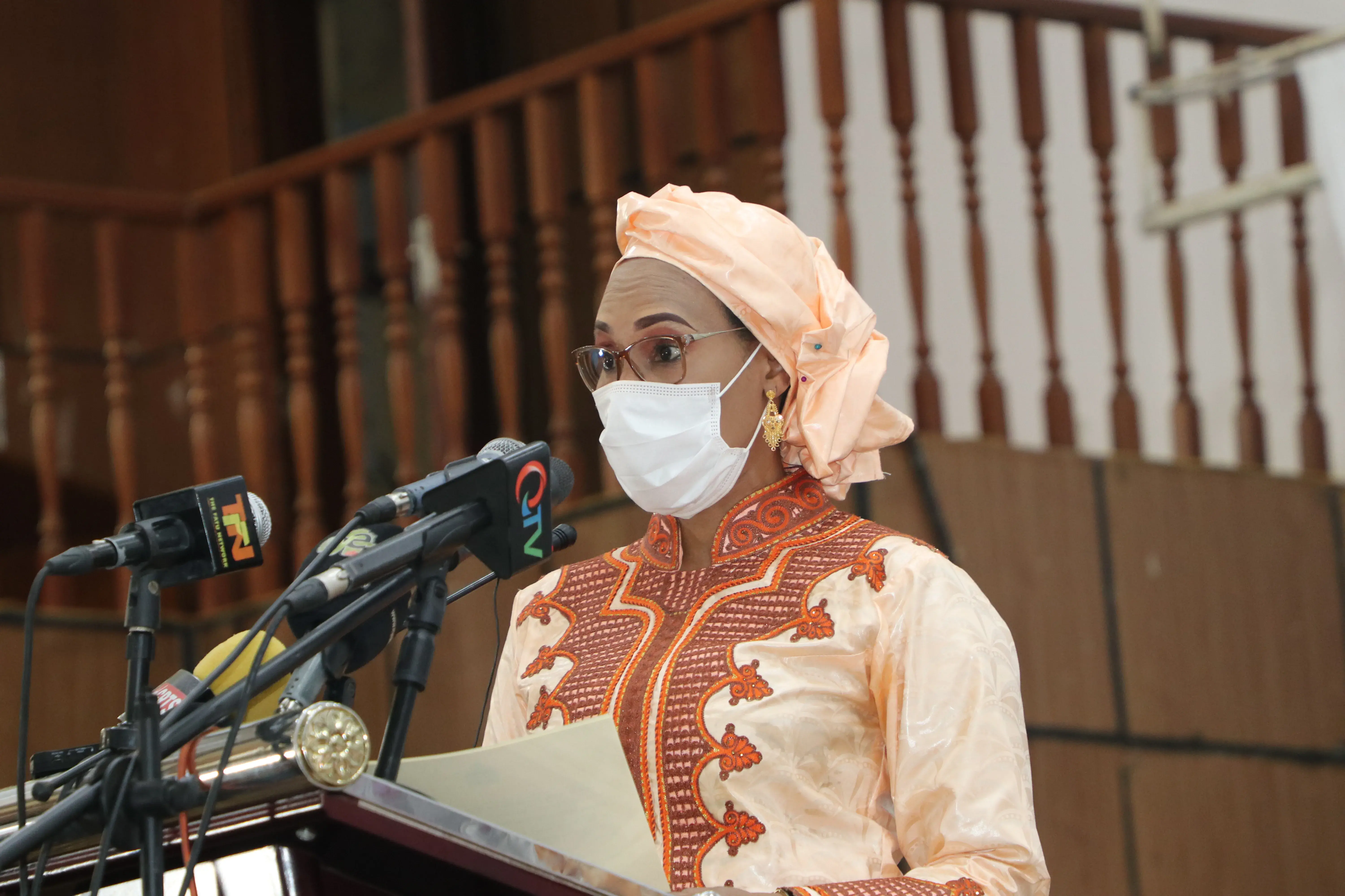 First Lady of The Gambia Launches 2020 SWOP Report and National Gender Based Violence Helpline