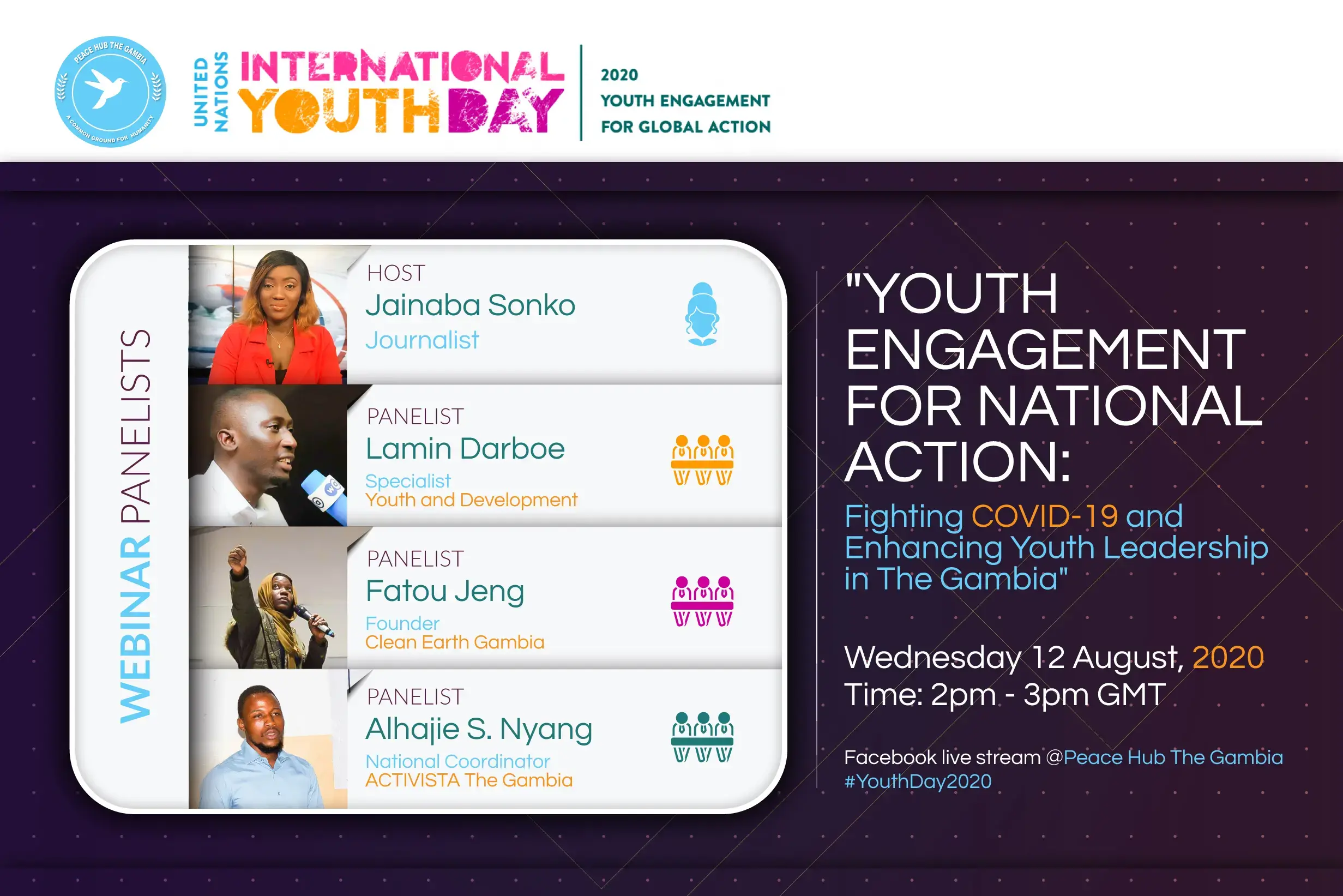 Discussing youth engagement for National action: UNFPA supports International Youth Day conversation