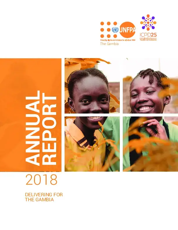 UNFPA The Gambia 2018 Annual Report