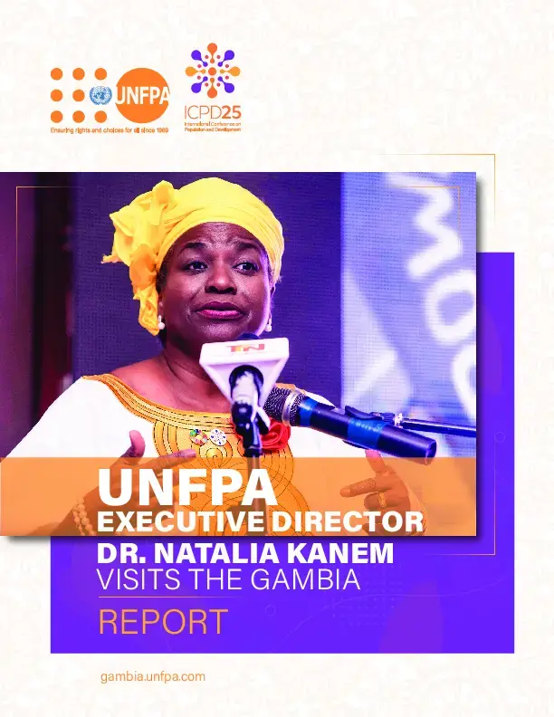 Report of UNFPA Executive Director, Dr. Natalia Kanem's Visit to The Gambia